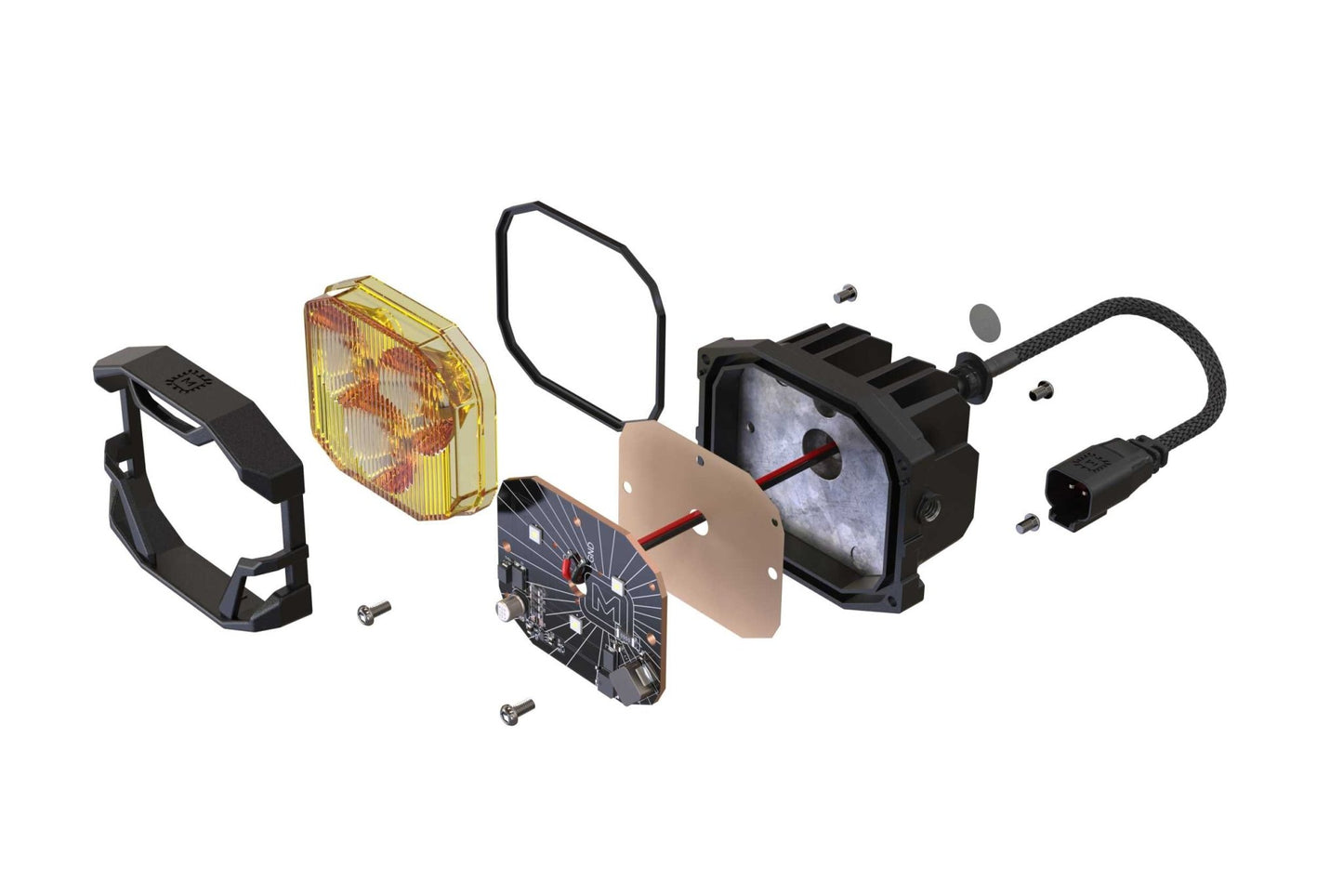 Morimoto 4Banger A - Pillar Kit: 10 - 14 Raptor - LED Light Pods - Morimoto