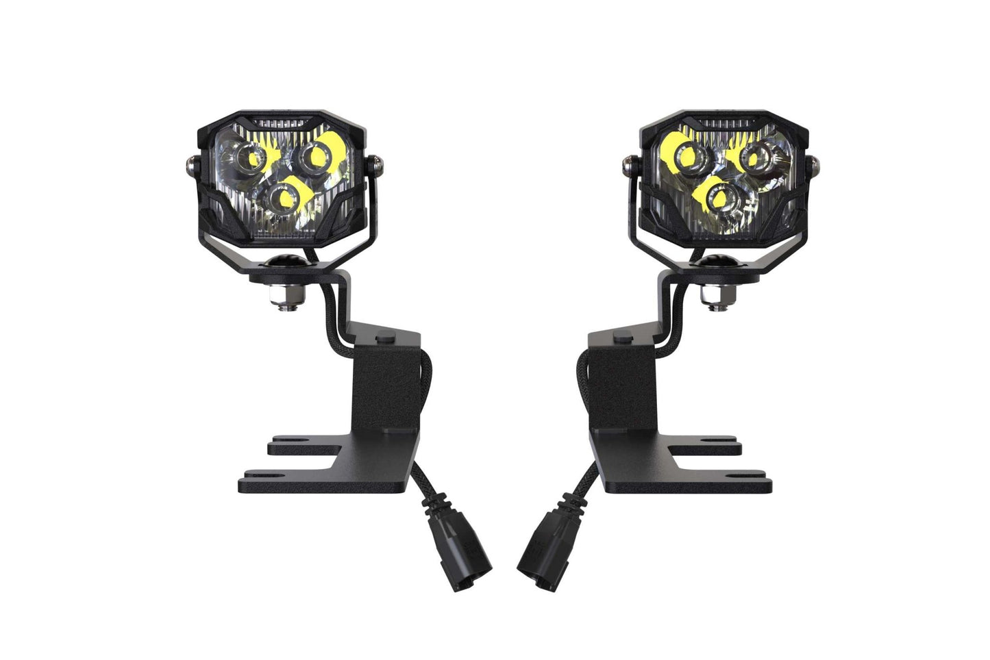 Morimoto 4Banger A - Pillar Kit: 14 - 18 Sierra - LED Light Pods - Morimoto