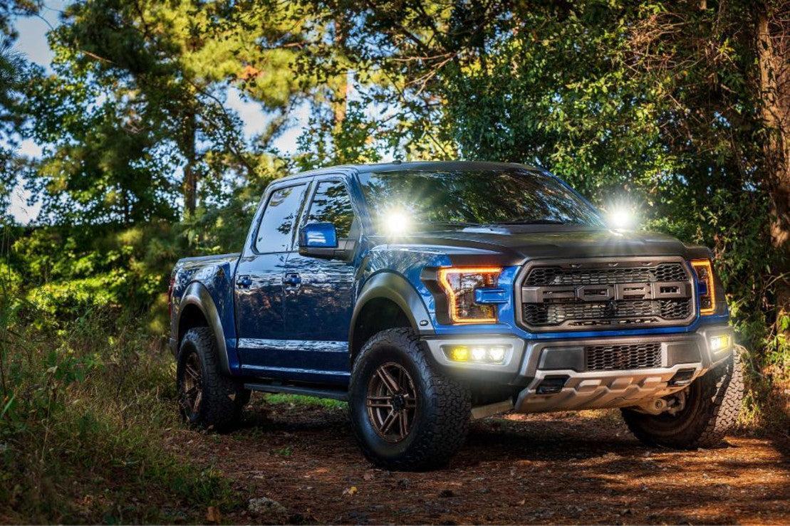 Morimoto 4Banger A - Pillar Kit: 17 - 20 Raptor - LED Light Pods - Morimoto
