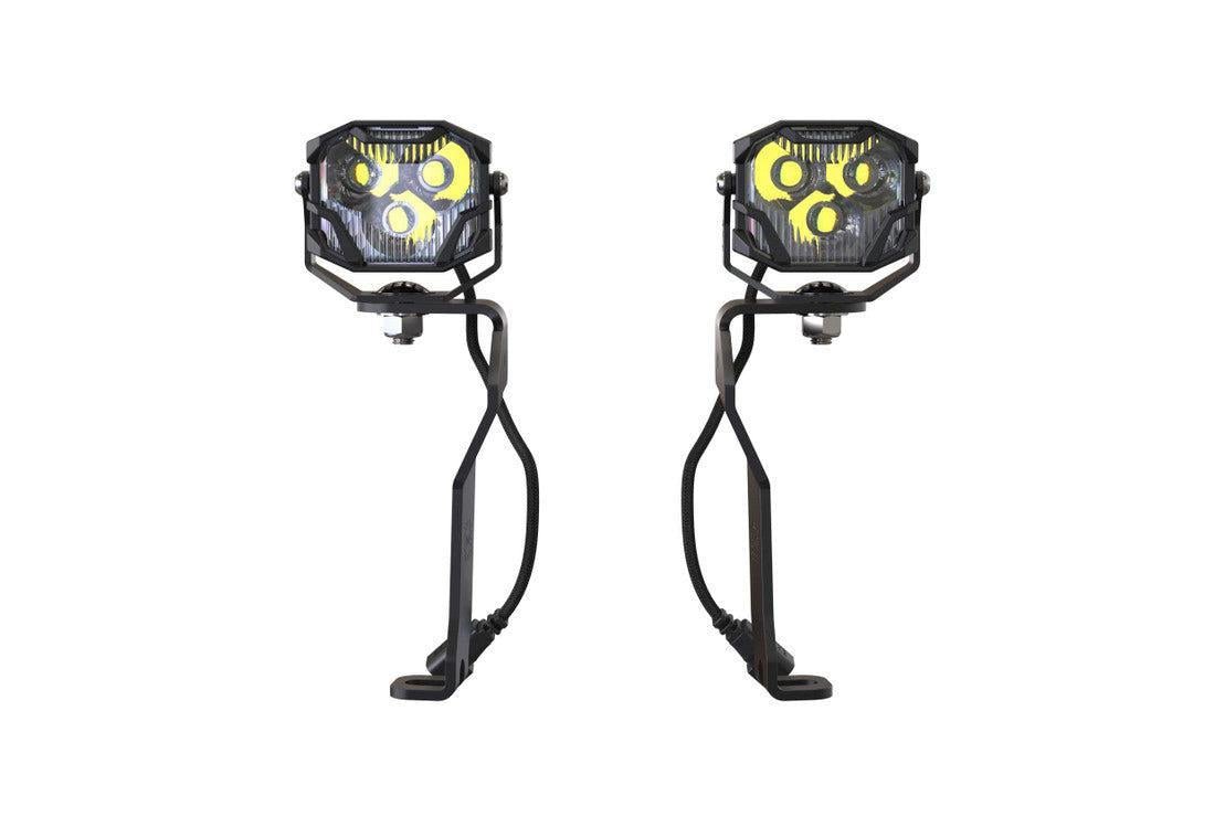 Morimoto 4Banger A - Pillar Kit: Ford F150 / Raptor (21+)/ Lightning 22+ - LED Light Pods - Morimoto