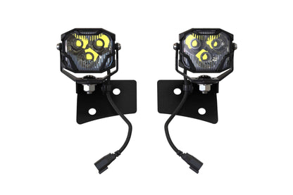 Morimoto 4Banger A - Pillar Kit: Wrangler JK (07 - 17) - LED Light Pods - Morimoto