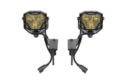 Morimoto 4Banger A - Pillar Kit: Wrangler JL - LED Light Pods - Morimoto