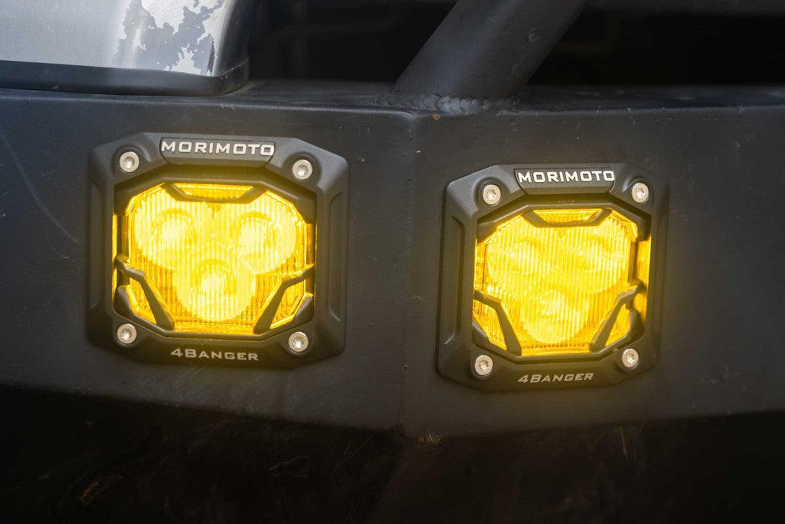 Morimoto 4Banger Flush - Mount Kit - LED Light Pods - Morimoto