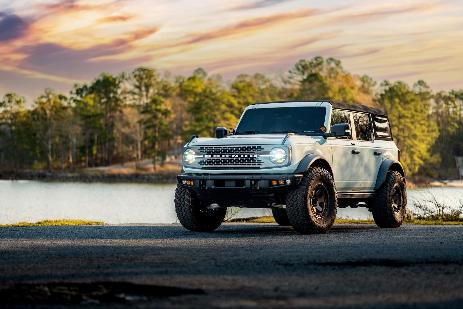 Morimoto 4Banger Triple Fog Kit: Bronco 2021+ (Brackets only / Pair) - Brackets - Morimoto