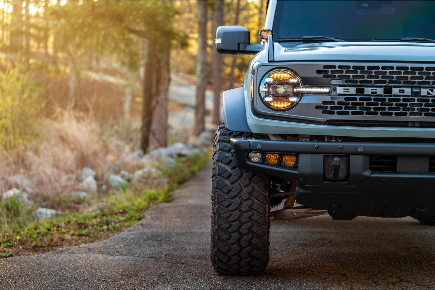 Morimoto 4Banger Triple Fog Kit: Bronco 2021+ (Brackets only / Pair) - Brackets - Morimoto