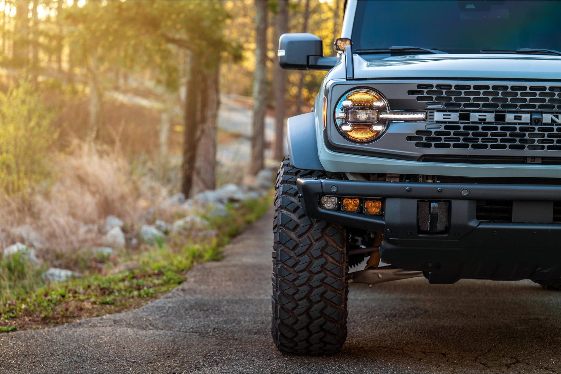 Morimoto 4Banger Triple Fog Kit: Bronco 2021+ (Brackets only / Pair) - Brackets - Morimoto