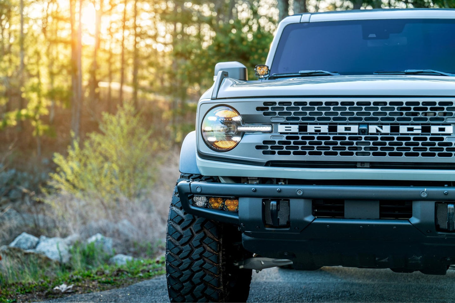 Morimoto 4Banger Triple Fog Kit: Bronco 2021+ (Brackets only / Pair) - Brackets - Morimoto
