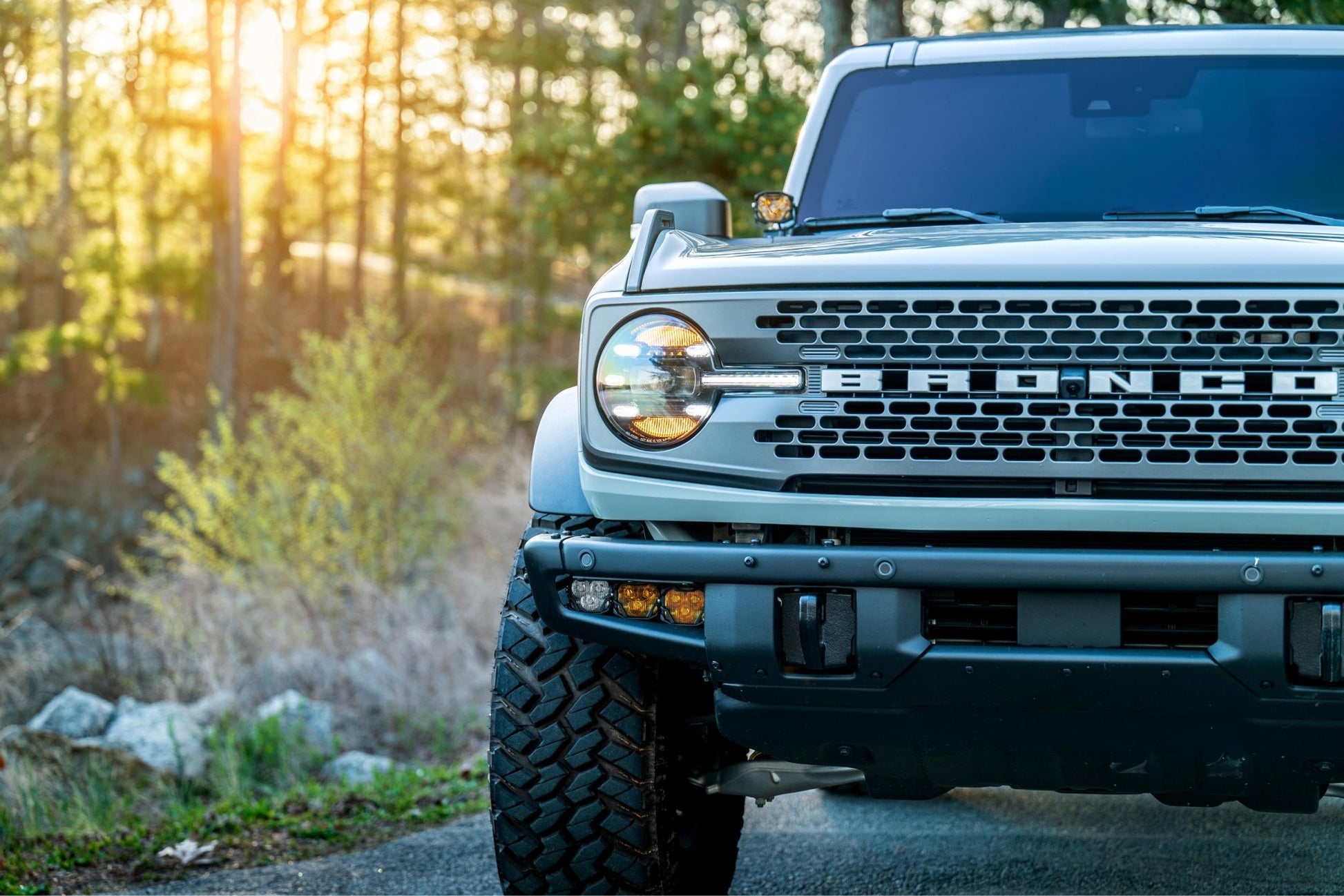 Morimoto 4Banger Triple Fog Kit: Bronco 2021+ (Brackets only / Pair) - Brackets - Morimoto