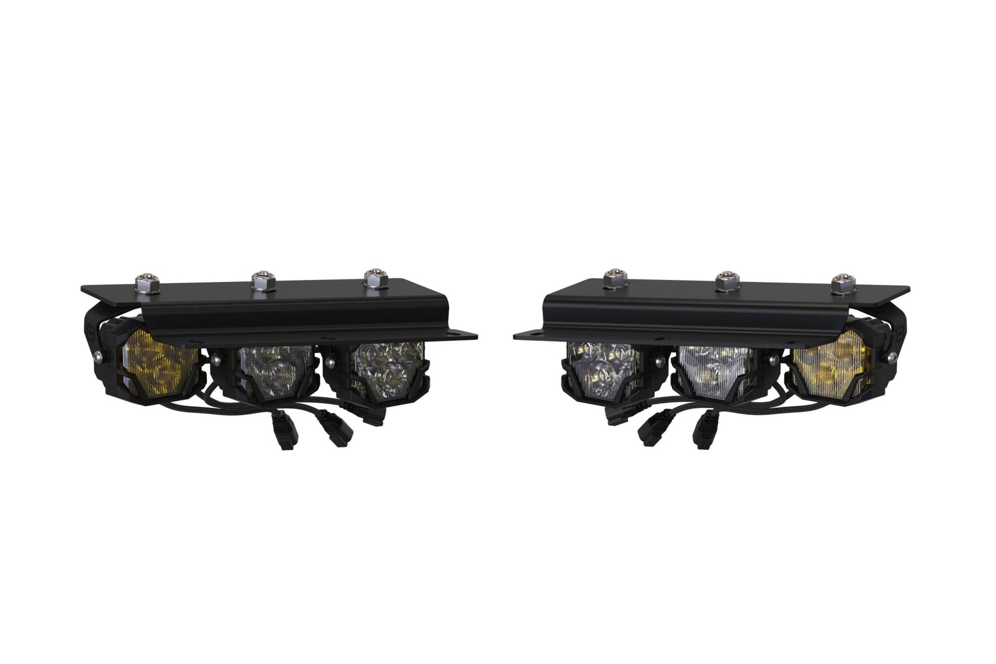 Morimoto 4Banger Triple Fog Kit: Bronco 2021+ (Brackets only / Pair) - Brackets - Morimoto