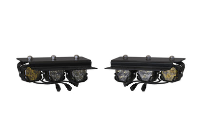 Morimoto 4Banger Triple Fog Kit: Bronco 2021+ (Brackets only / Pair) - Brackets - Morimoto