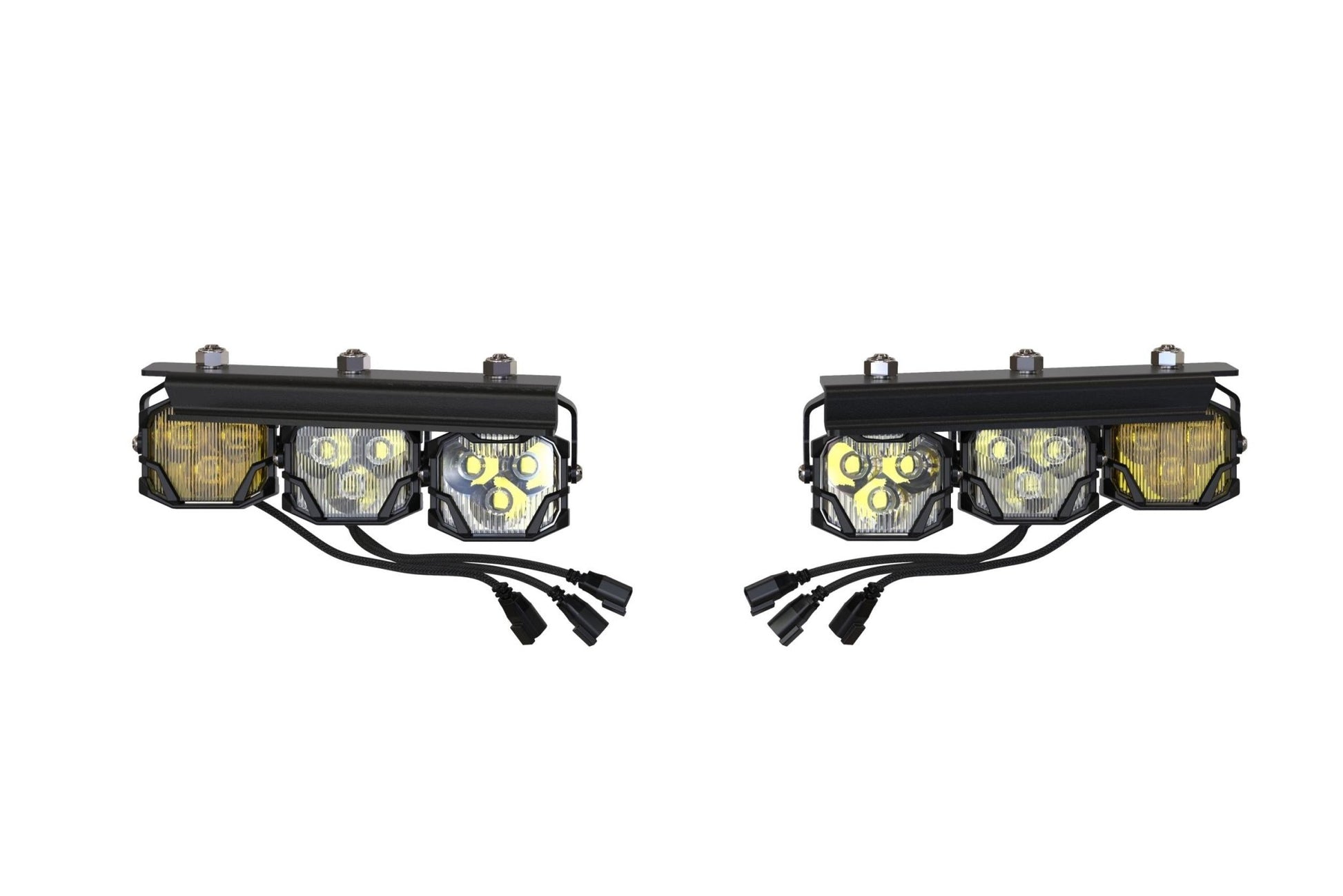 Morimoto 4Banger Triple Fog Kit: Bronco 2021+ (Brackets only / Pair) - Brackets - Morimoto