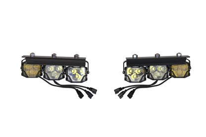Morimoto 4Banger Triple Fog Kit: Bronco 2021+ (Brackets only / Pair) - Brackets - Morimoto