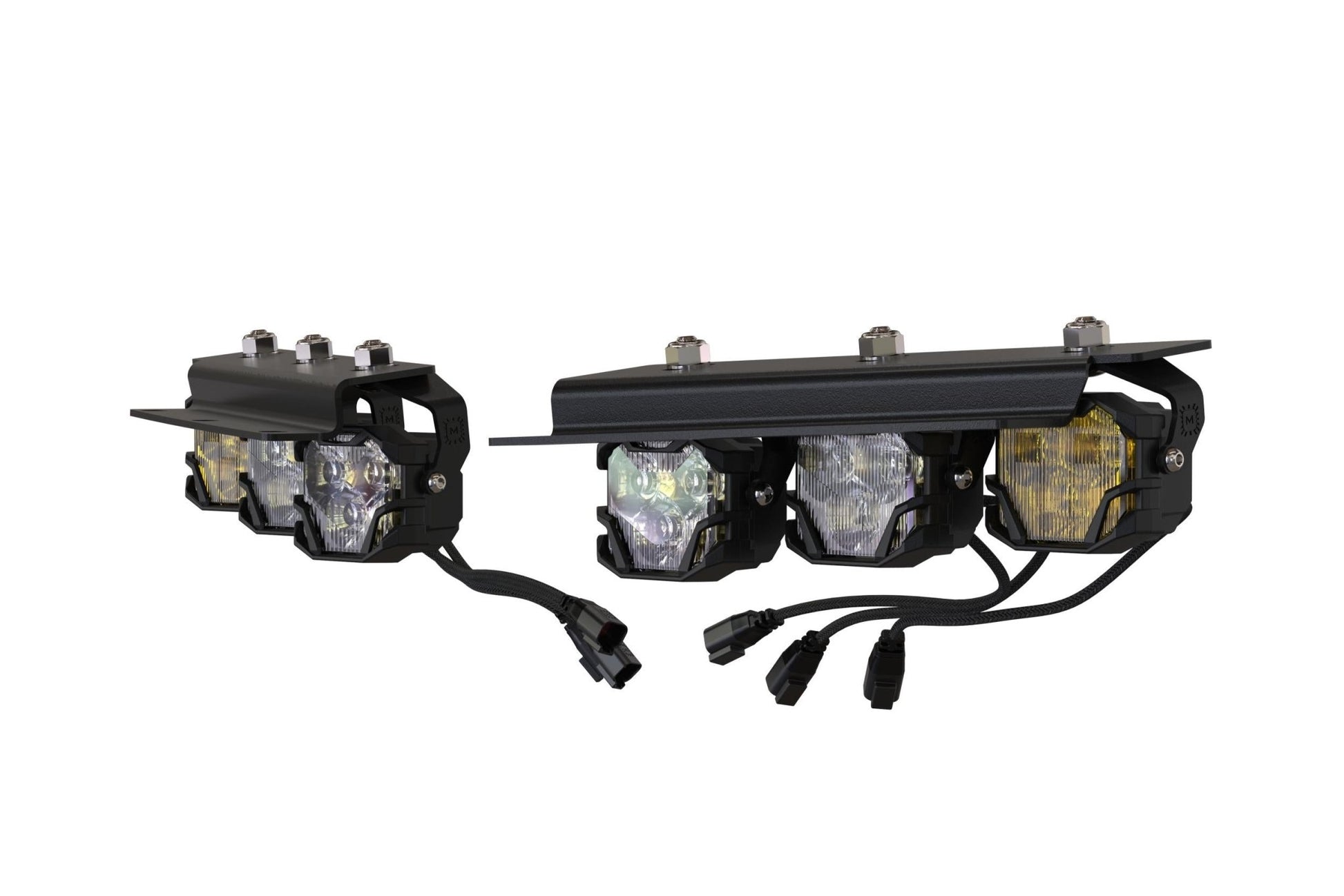 Morimoto 4Banger Triple Fog Kit: Bronco 2021+ (Brackets only / Pair) - Brackets - Morimoto