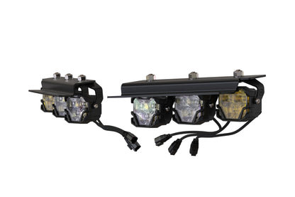 Morimoto 4Banger Triple Fog Kit: Bronco 2021+ (Brackets only / Pair) - Brackets - Morimoto