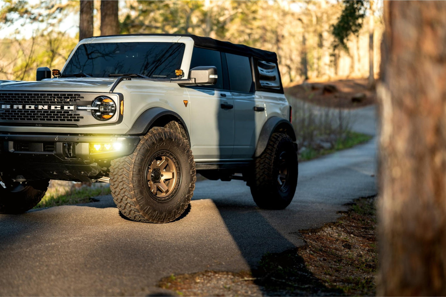 Morimoto 4Banger Triple Fog Kit: Bronco 2021+ (Brackets only / Pair) - Brackets - Morimoto
