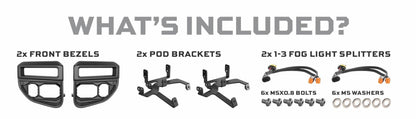 Morimoto Banger Fog Brackets: 20 - 22 Super Duty OE LED - Fog Lights - Morimoto