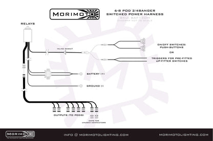 Morimoto BangerBar Switched Power Harness (2Banger/4Banger)-BAF130H-5