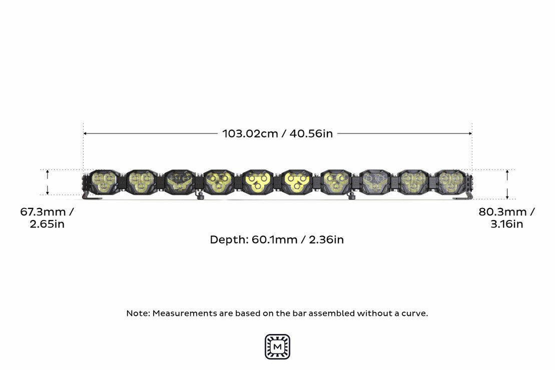 Morimoto Double - Row BangerBar Off - Road LED Light Bar: 10 Pods/ 40.5" - LED Light Bars - Morimoto