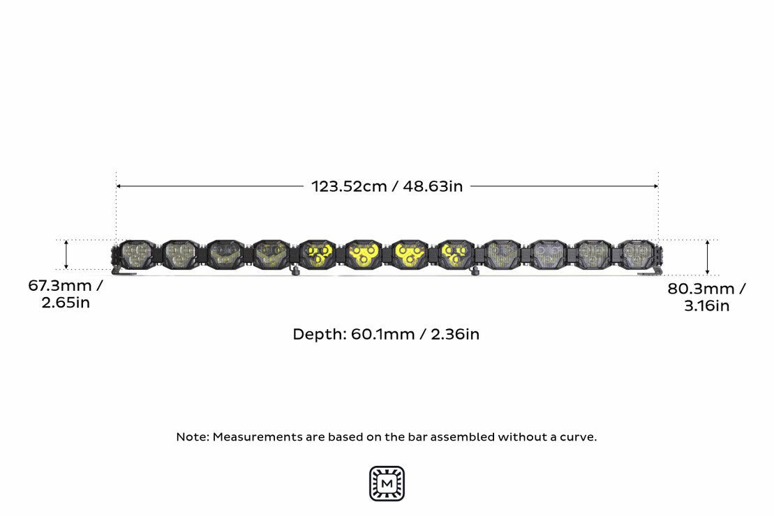 Morimoto Double - Row BangerBar Off - Road LED Light Bar: 12 Pods/ 48.5" - LED Light Bars - Morimoto