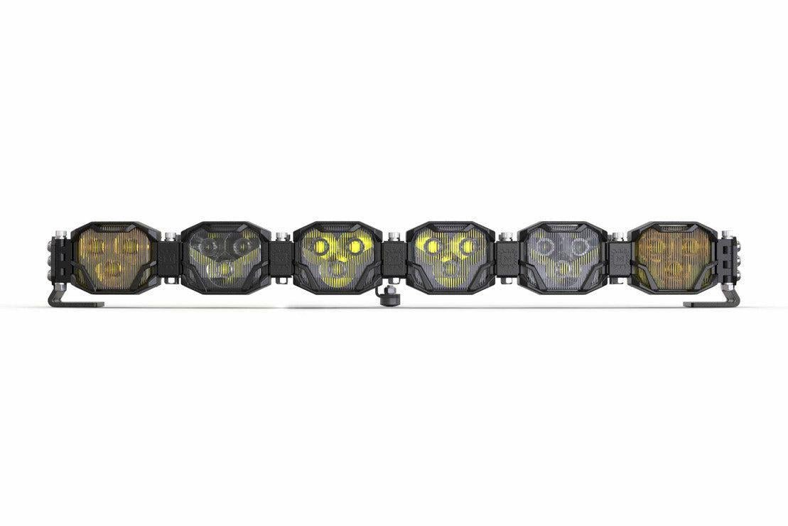 Morimoto Double - Row BangerBar Off - Road LED Light Bar: 6 Pods/ 24.5" - LED Light Bars - Morimoto