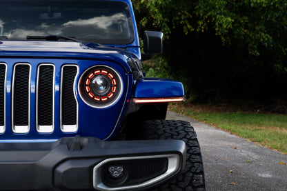 Morimoto Jeep JL / JT XRGB Fender Flare Chop Kit (Set) - Sidemarker DRL & Signals - Morimoto