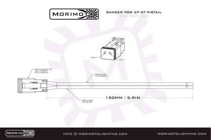 Morimoto Off - Road DT - Extension Harness - Wiring - Morimoto