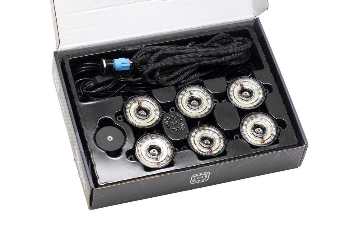 Morimoto Rock Light Kit: White - Rock Lights / Wheel Rings - Morimoto