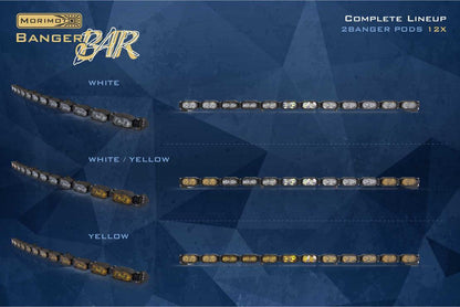 Morimoto Single - Row BangerBar Off - Road LED Light Bar: 12 Pod / 47" - LED Light Bars - Morimoto