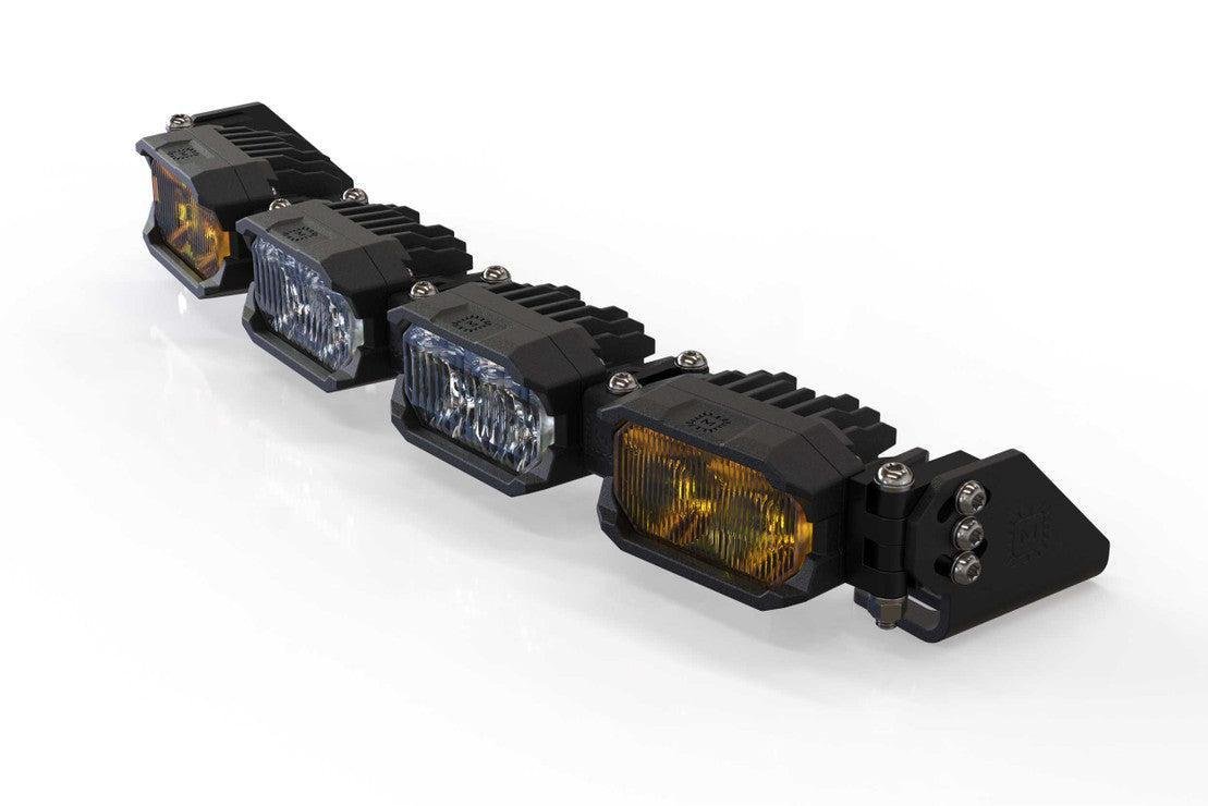 Morimoto Single - Row BangerBar Off - Road LED Light Bar: 4 Pod / 16" - LED Light Bars - Morimoto