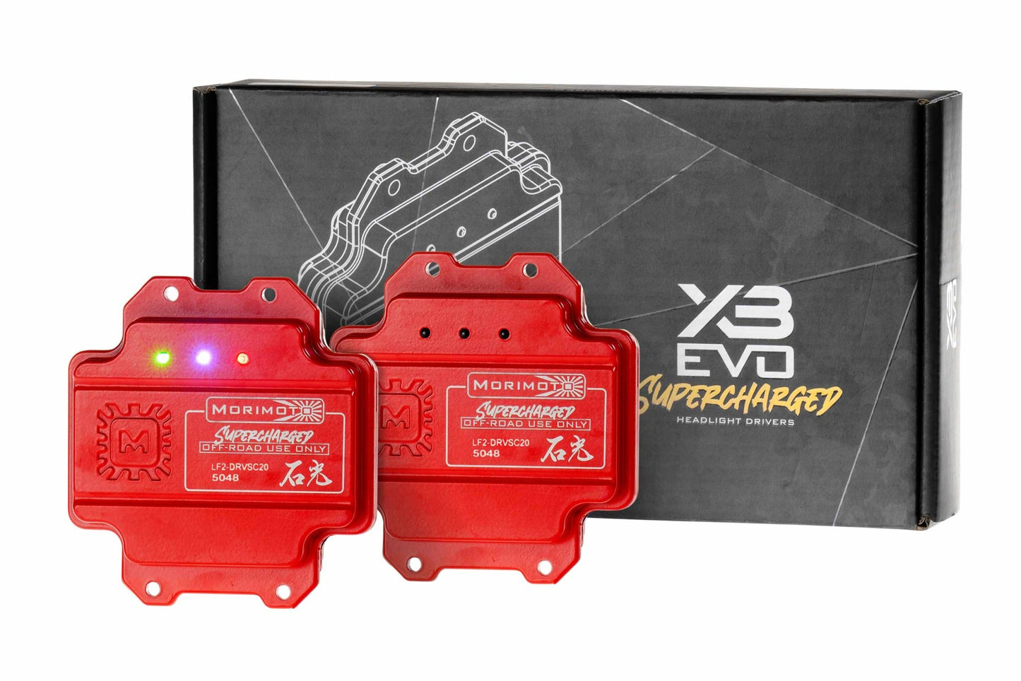 Morimoto Supercharged Drivers: LF2 - 520 Series (Set) - Headlight Adapter - Morimoto