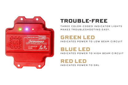 Morimoto Supercharged Drivers: LF2 - 520 Series (Set) - Headlight Adapter - Morimoto