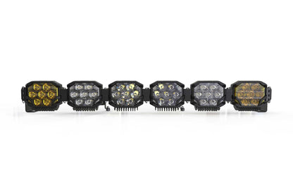 Morimoto Triple - Row BangerBar Off - Road LED Light Bar: 6 Pod / 43" - LED Light Bars - Morimoto