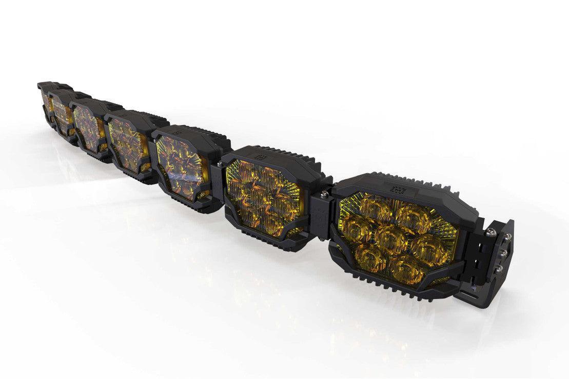 Morimoto Triple - Row BangerBar Off - Road LED Light Bar: 7 Pod / 50.5" - LED Light Bars - Morimoto