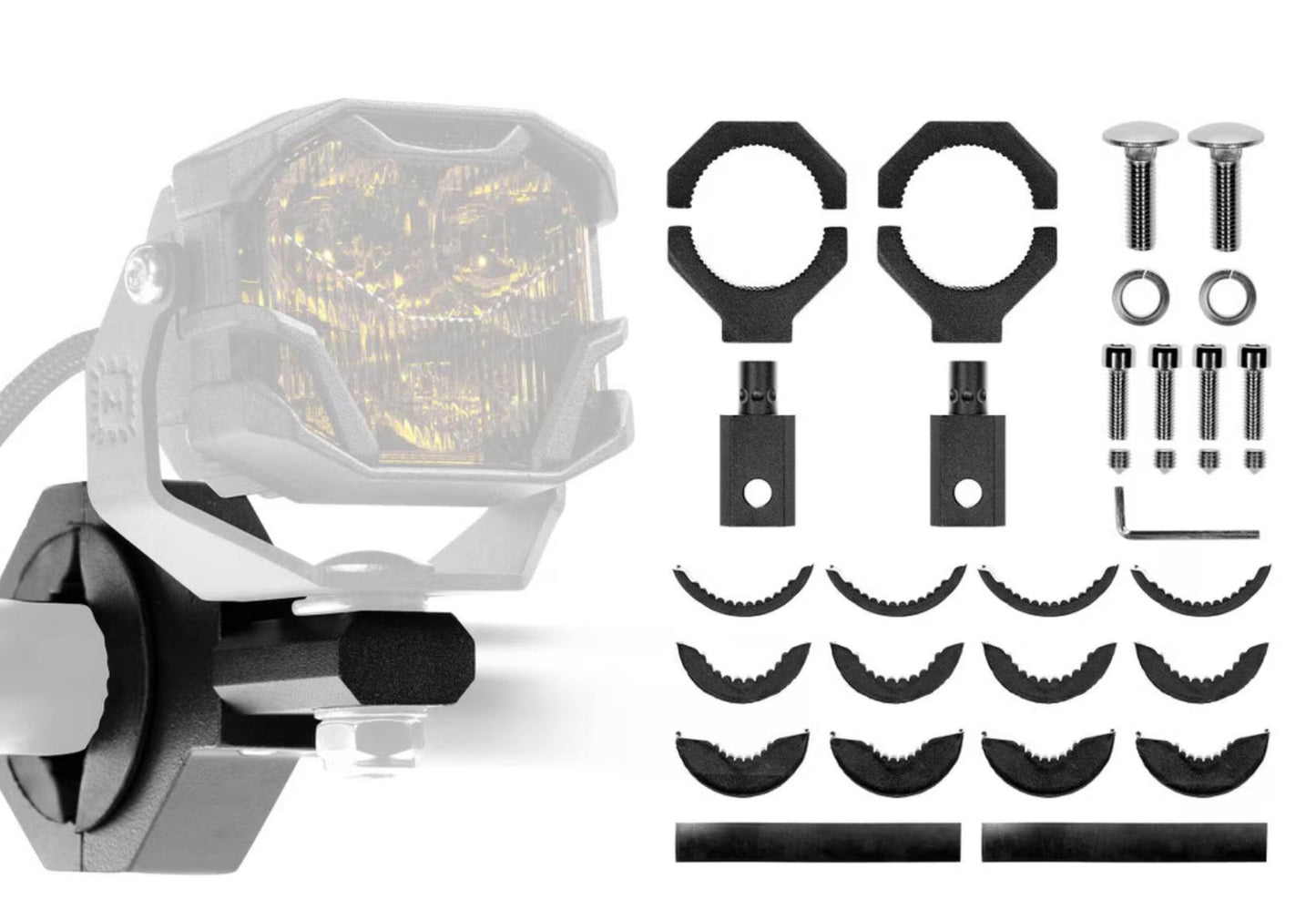 Morimoto Universal Tube Mounts - Brackets - Morimoto
