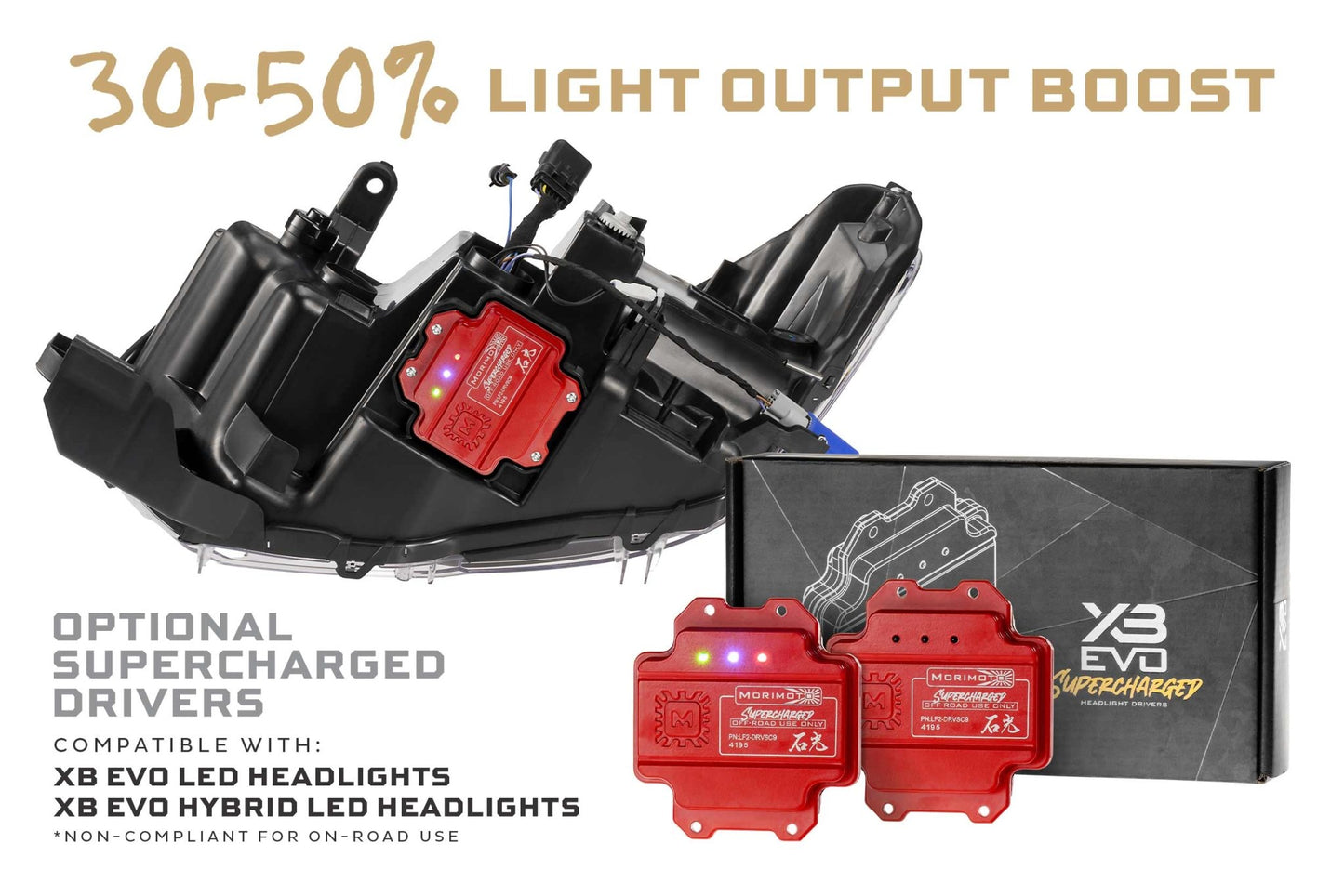 Morimoto XB Evo Headlights: Toyota Tacoma (16 - 23 / Set) - Headlights - Morimoto XB LED Headlights