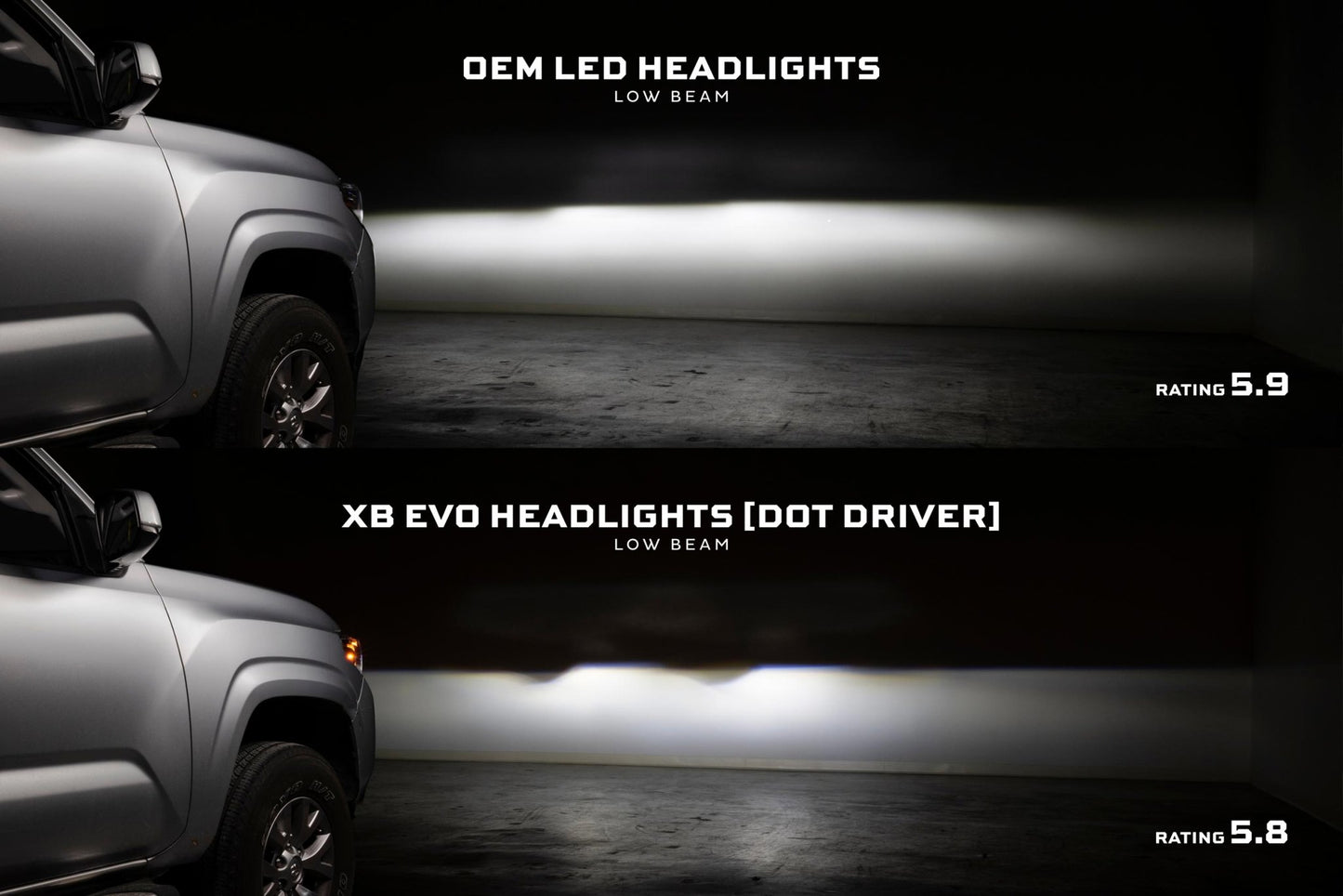 Morimoto XB Evo Headlights: Toyota Tacoma (16 - 23 / Set) - Headlights - Morimoto XB LED Headlights