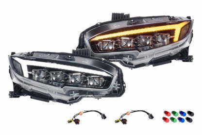 Morimoto XB LED Headlights: Honda Civic (16 - 21)(Gen II / Pair) - Headlights - Morimoto XB LED Headlights