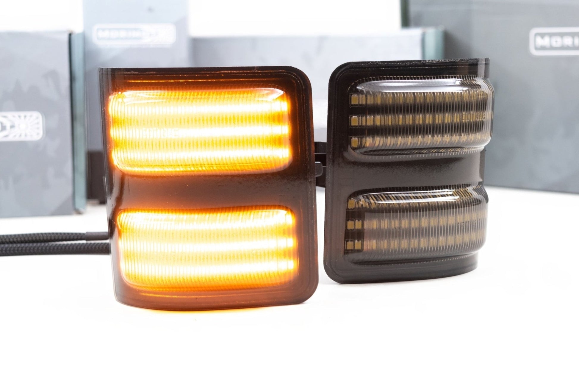 Morimoto XB LED Side Mirror Lights: Ford Super Duty (11 - 16 / Pair) - Sidemarker DRL & Signals - Morimoto