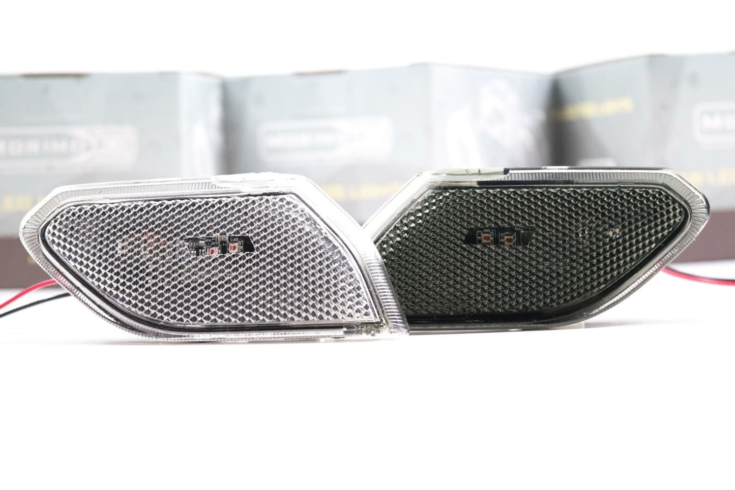 Morimoto XB LED Sidemakers: Jeep Wrangler JL (18+) (Pair / Smoked) - Sidemarker DRL & Signals - Morimoto