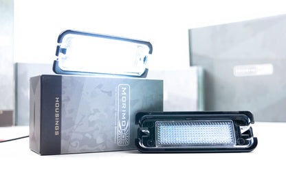 Morimoto XB License Plate Lights: Ford Mustang (15 - 20 / Pair) - License Plate - Morimoto