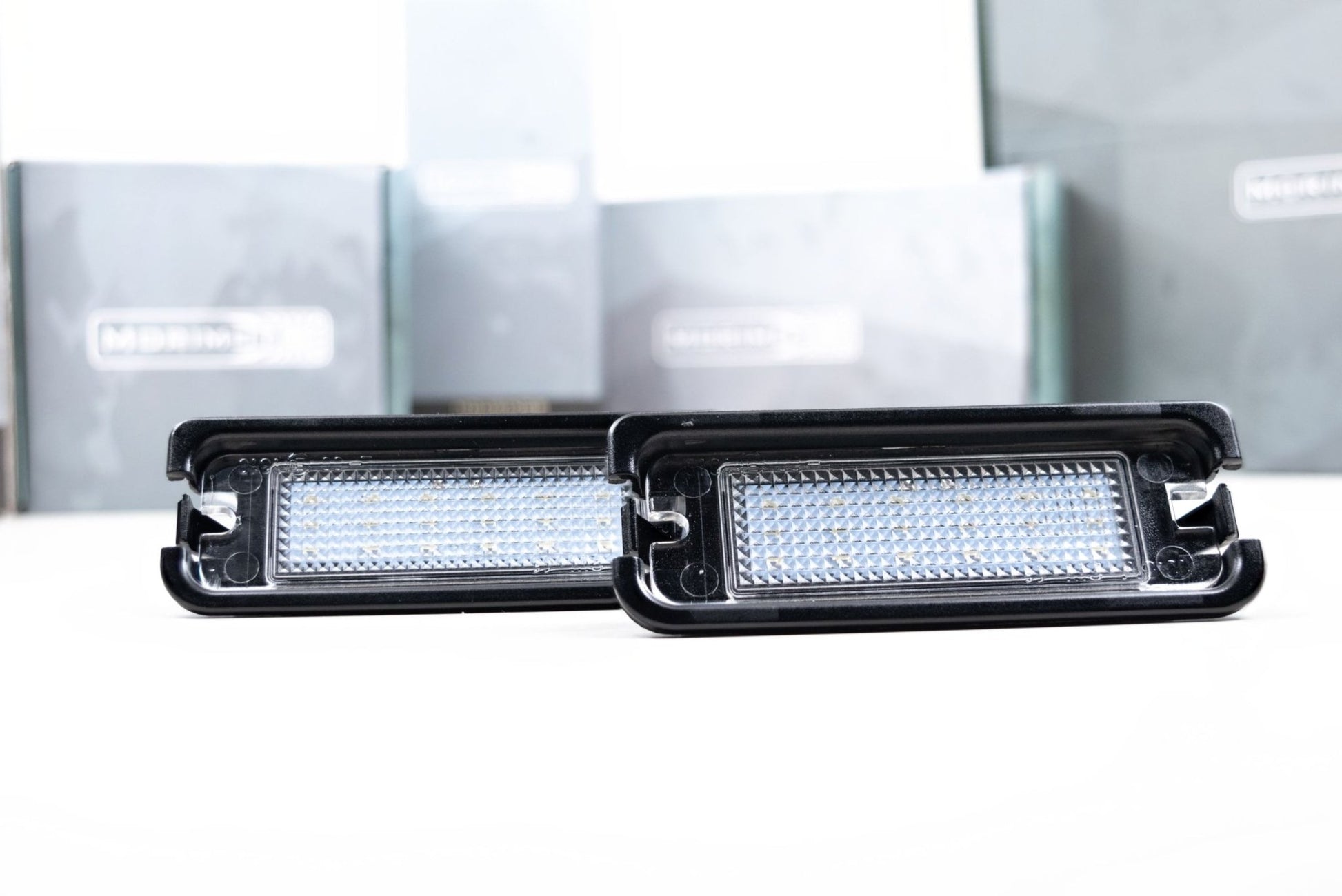 Morimoto XB License Plate Lights: Ford Mustang (15 - 20 / Pair) - License Plate - Morimoto