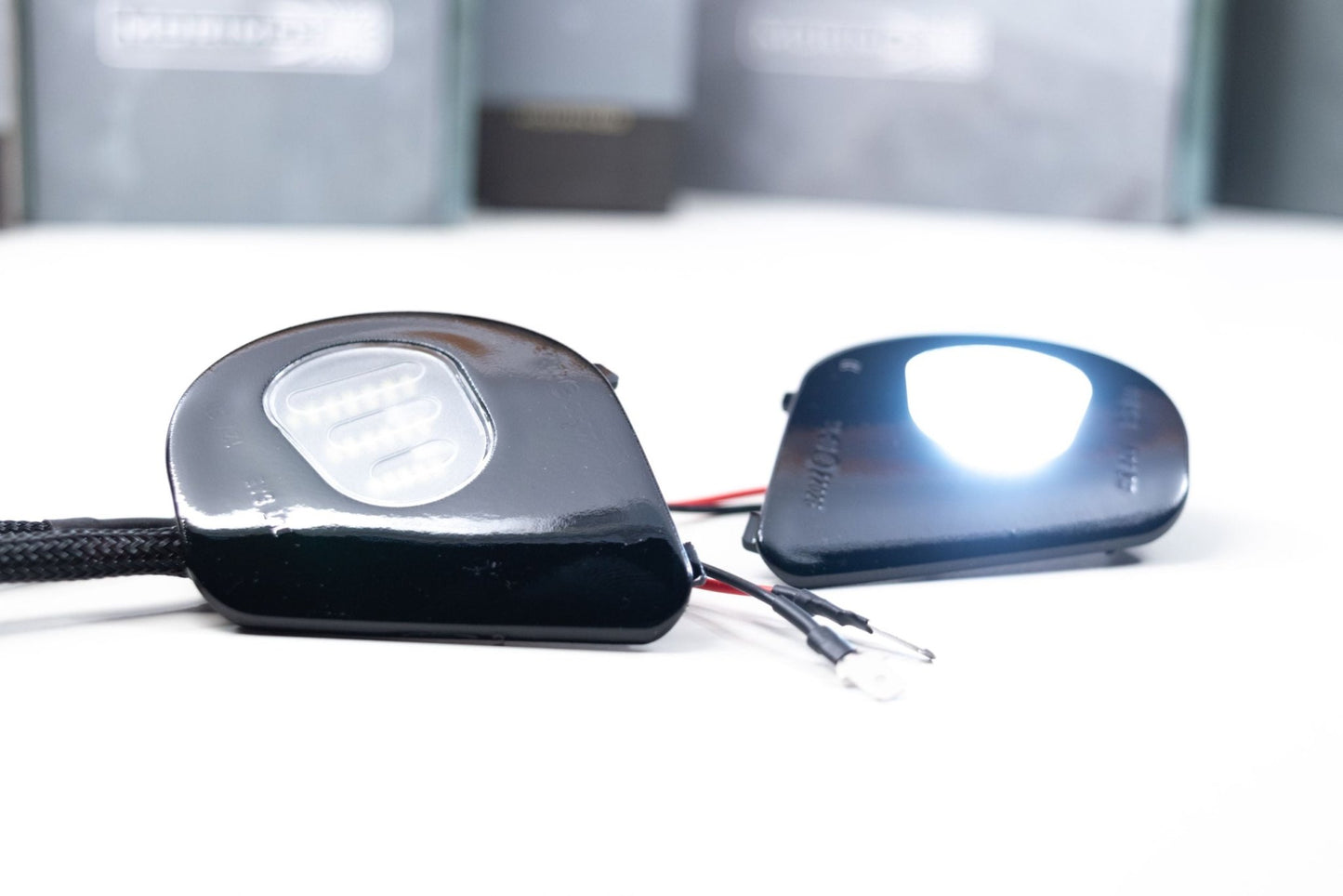 Morimoto XB Mirror Puddle Lights: Dodge Ram (10 - 19 / Pair) - Sidemarker DRL & Signals - Morimoto