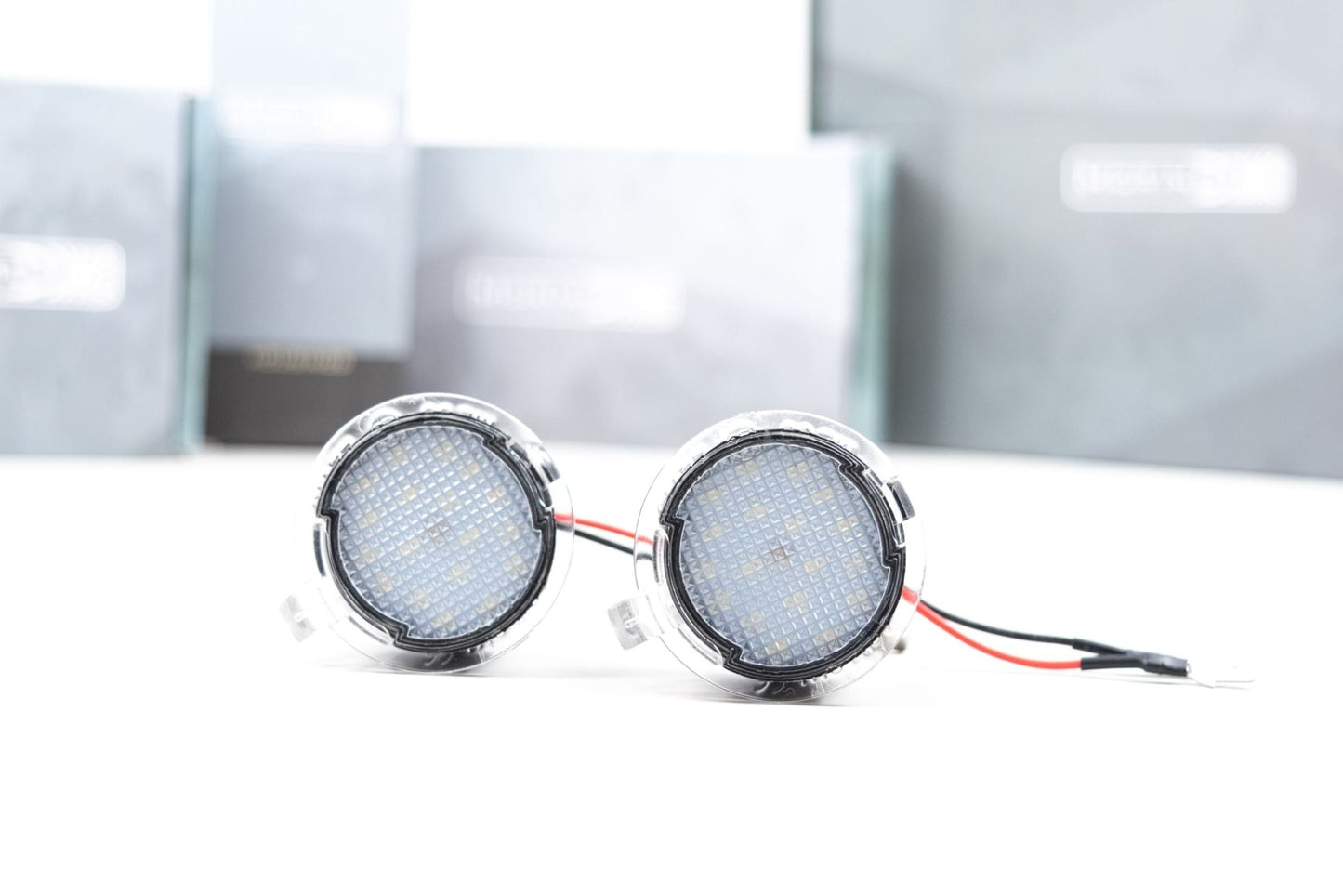 Morimoto XB Mirror Puddle Lights: Ford Trucks - Sidemarker DRL & Signals - Morimoto