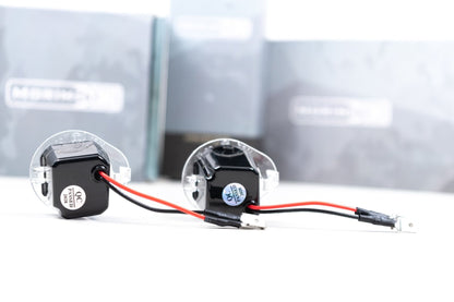 Morimoto XB Puddle Lights: 14 - 20 Jeep Cherokee (Pair) - Sidemarker DRL & Signals - Morimoto