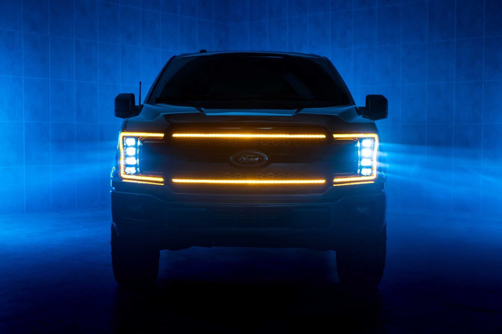 Morimoto XBG LED Grille: Ford F150 (18 - 20) (Chrome Finish / Amber DRL) - Grilles - Morimoto XB LED Headlights