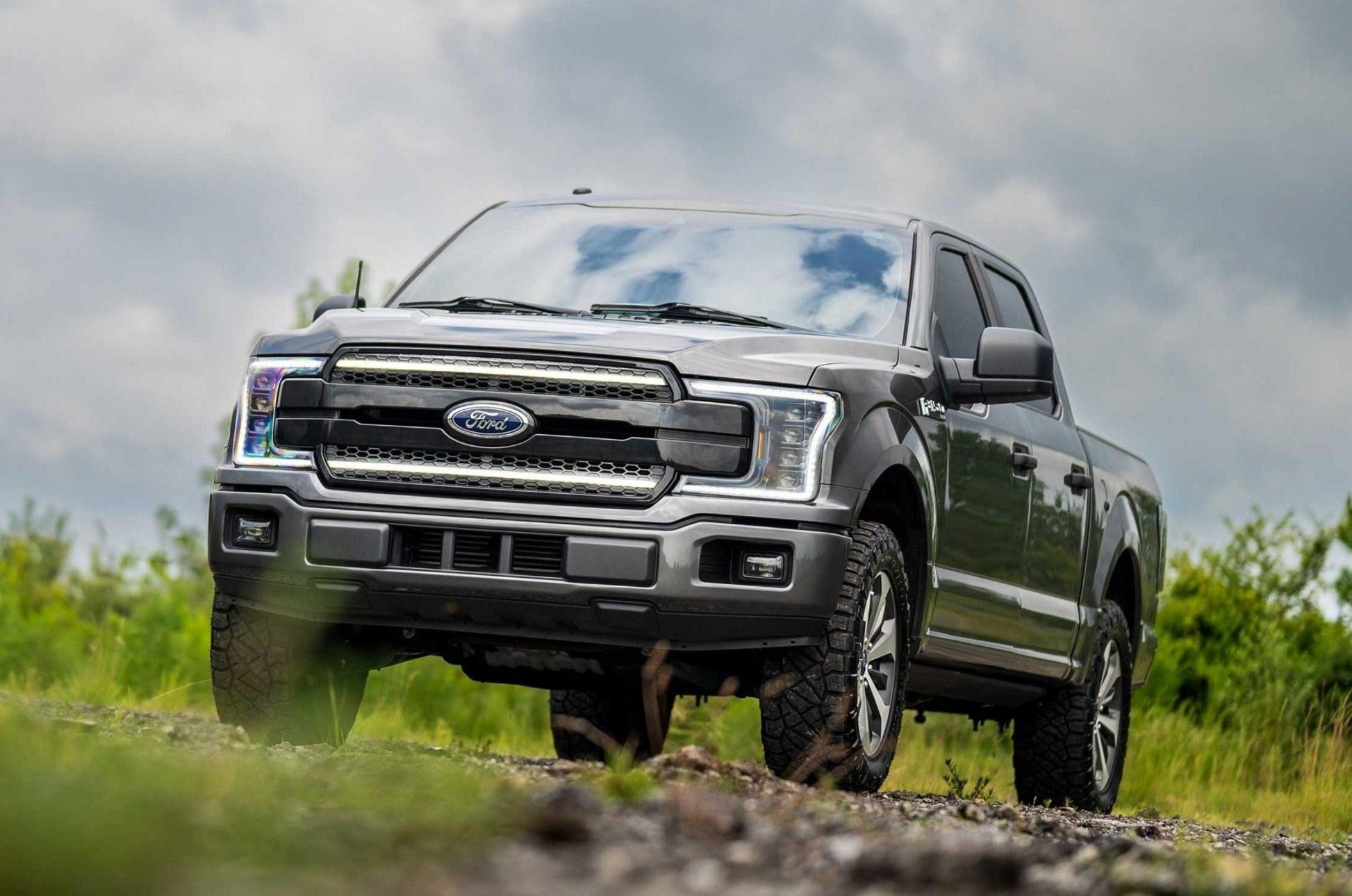 Morimoto XBG LED Grille: Ford F150 (18 - 20) (Chrome Finish / White DRL) - Grilles - Morimoto XB LED Headlights