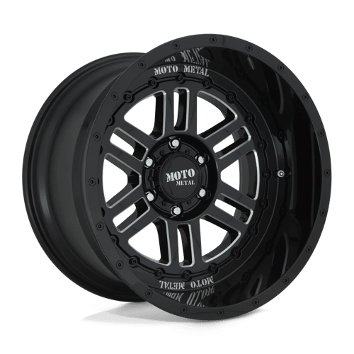 Moto Metal MO800 DEEP SIX Gloss Black Milled 20x10 - 18 6x139.7mm 106.1mm - Wheels - Moto Metal