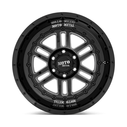 Moto Metal MO800 DEEP SIX Gloss Black Milled 20x10 - 18 6x139.7mm 106.1mm - Wheels - Moto Metal