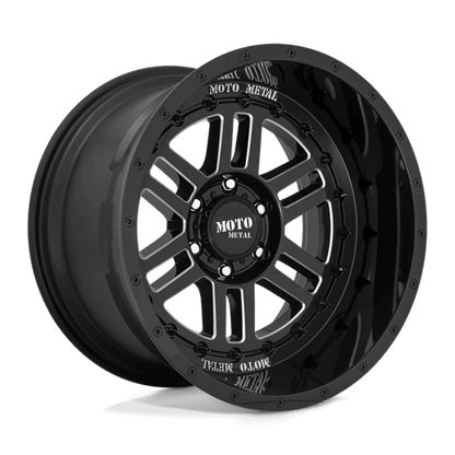 Moto Metal MO800 DEEP SIX Gloss Black Milled 20x10 - 18 6x139.7mm 106.1mm - Wheels - Moto Metal