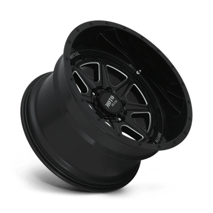 Moto Metal MO801 PHANTOM Gloss Black Milled 20x10 - 18 5x127mm 71.5mm - Wheels - Moto Metal